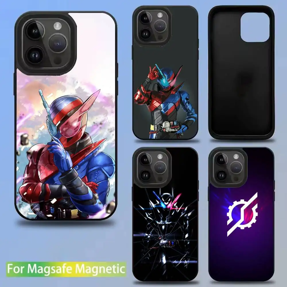 

K-Kamens R-Rider B-Build Phone Case For iPhone 16,15,14,13,12,11,Pro,Max,Plus,Mini,SE New Magsafe Magnetic Wireless Charging
