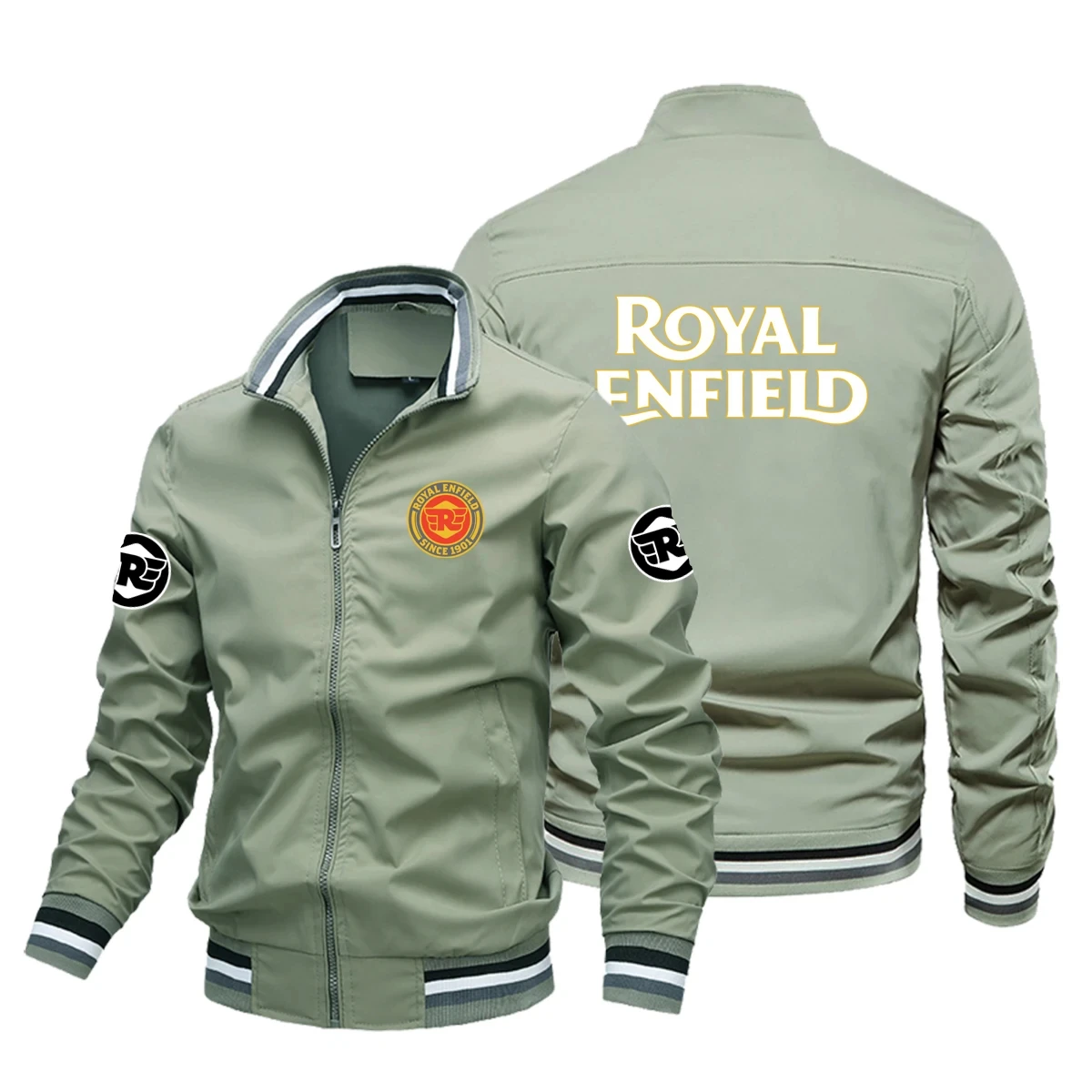 Chaqueta versátil de moda cómoda para deportes al aire libre para hombre, motocicleta Royal Enfield, primavera y otoño, 2024