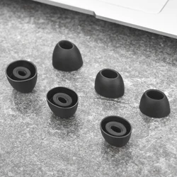 6Pcs Silicone Ear Tips for Edifier W300BT PLUS Bluetooth Eartips for Edifier W300BT Headphones Tips Oval Mouth
