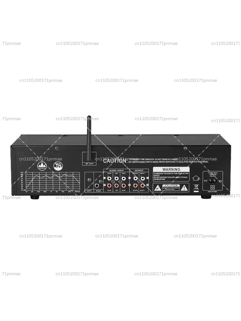 Professional Bluetooth EQ Equalizer Digital Audio Decoder Preamp Player with U Disk Radio