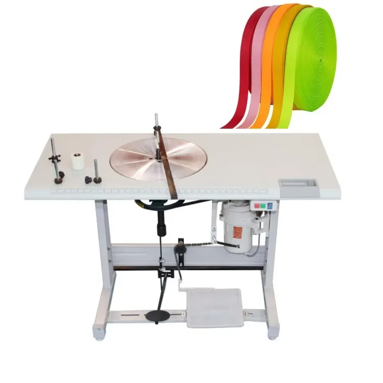 Automatic tape rolling machine roll Elastic Band Webbing Winding Ptfe Webbing Tape Rolling Machine