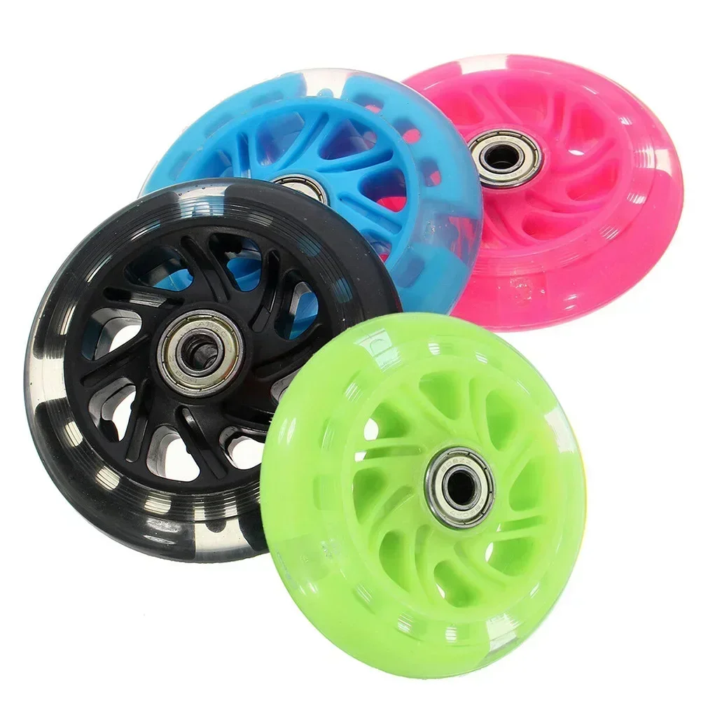 120mm LED Flash Wheel Flashing Lights Back Rear ABED For Scooter Mini-Bearings With 4-Colors Scooter Replacement Parts 2 0 2 4