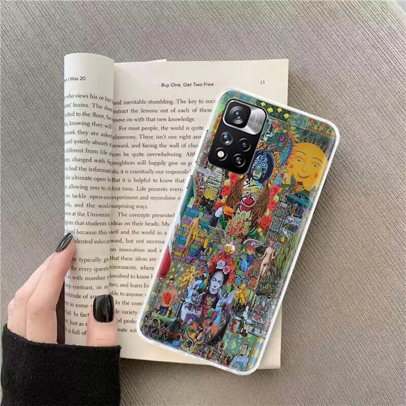 Complex picture digital collage Phone Case For Xiaomi Redmi Note 13 Pro Plus 5G Capa 12 12C 9 9T 9C 10 10C 8 7 6 10A 9A K70 K60