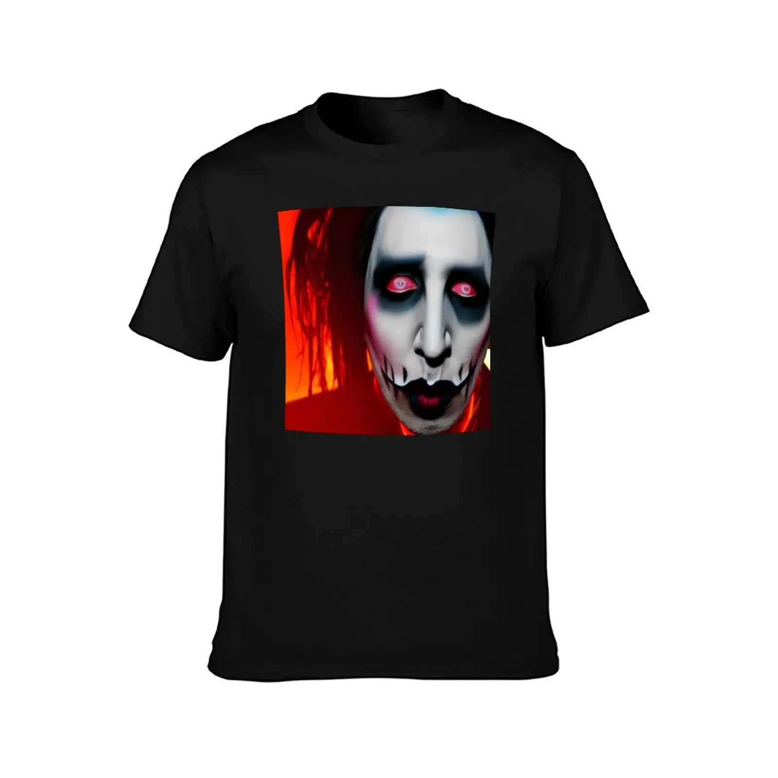 The Haunted Manson T-Shirt Minimal Art Print T-Shirt