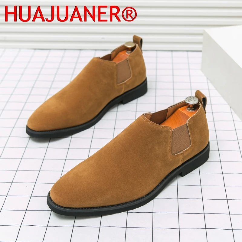 Man British Style Casual Shoe High Quality Business Leather Formal Shoes for Men Dress Designer Original Loafers Mocassin Hombre