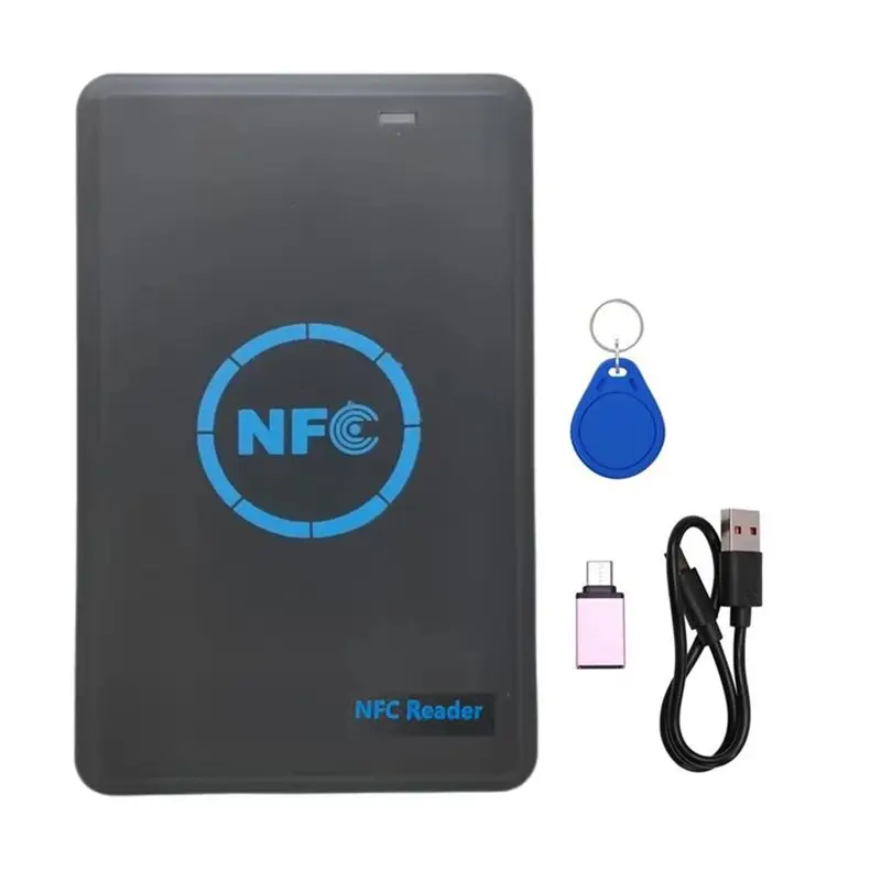 

FFYY-5-Band Smart Reader/Writer Chip 4XUID Keychain 125K 13.56M HID Duplicator Copier Tag Clone ID IC Key Copy