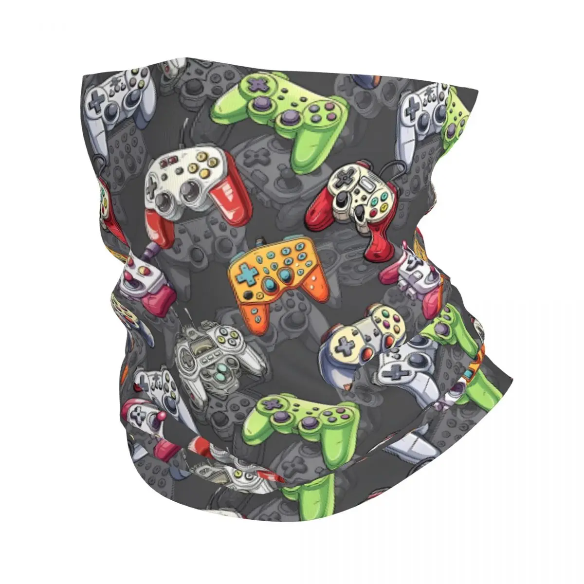 Video Game Controller Thin Wrap Scarf Bandana Neck Gaiter Face Cover Headband