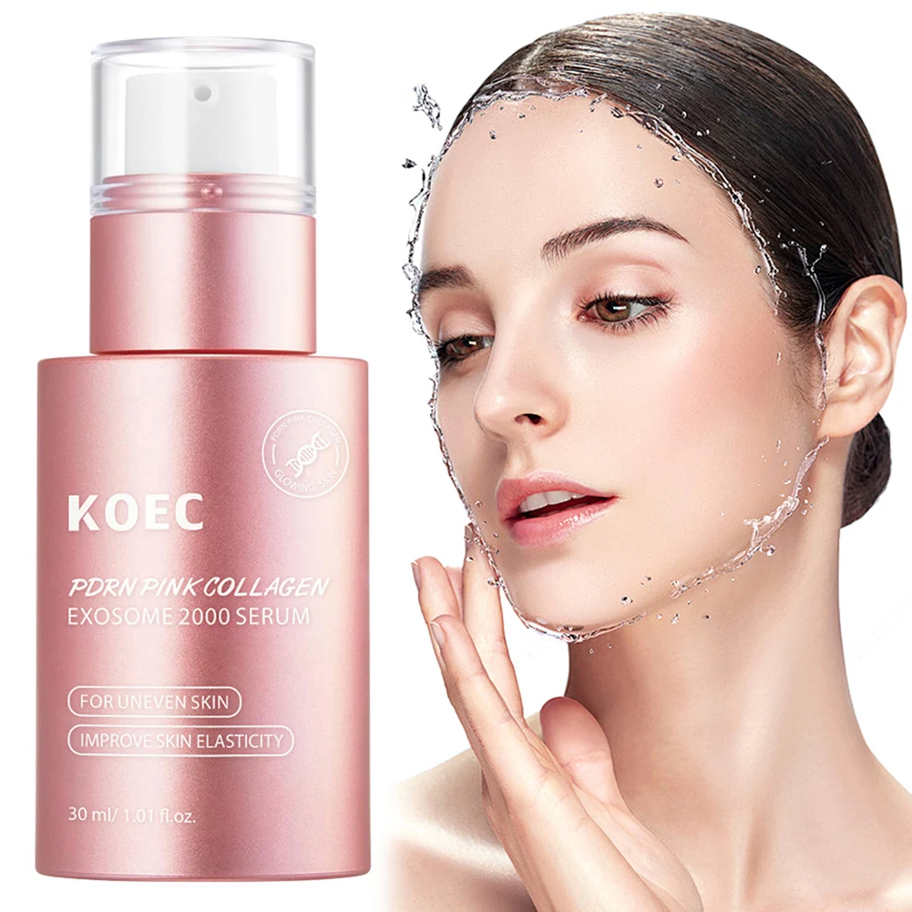 PDRN الوردي الكولاجين Exosome Shot Ampoule إصلاح مرونة الجلد ترطيب الجلد الداعم مكافحة الشيخوخة إصلاح الجلد الجواهر
