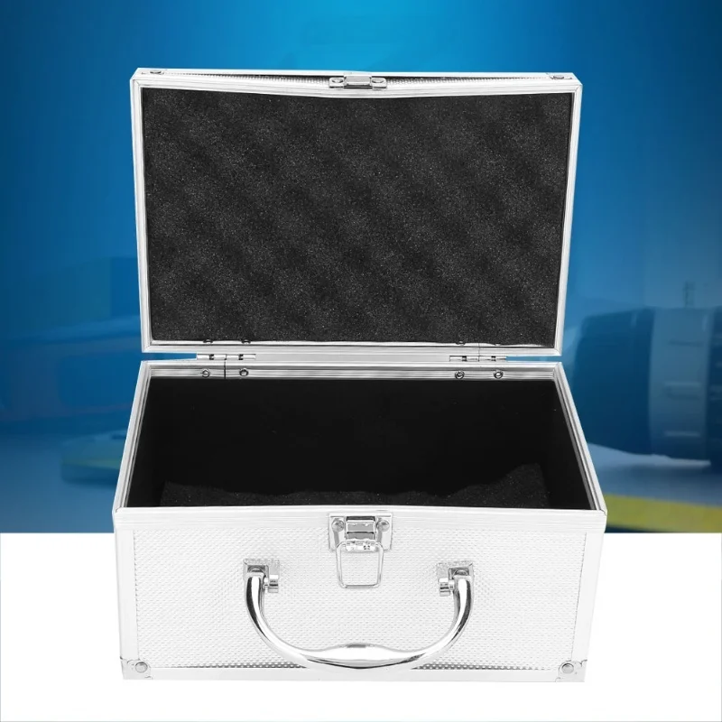 230*150*125mm Aluminum Alloy Toolbox Portable Display Case Instrumentation Box