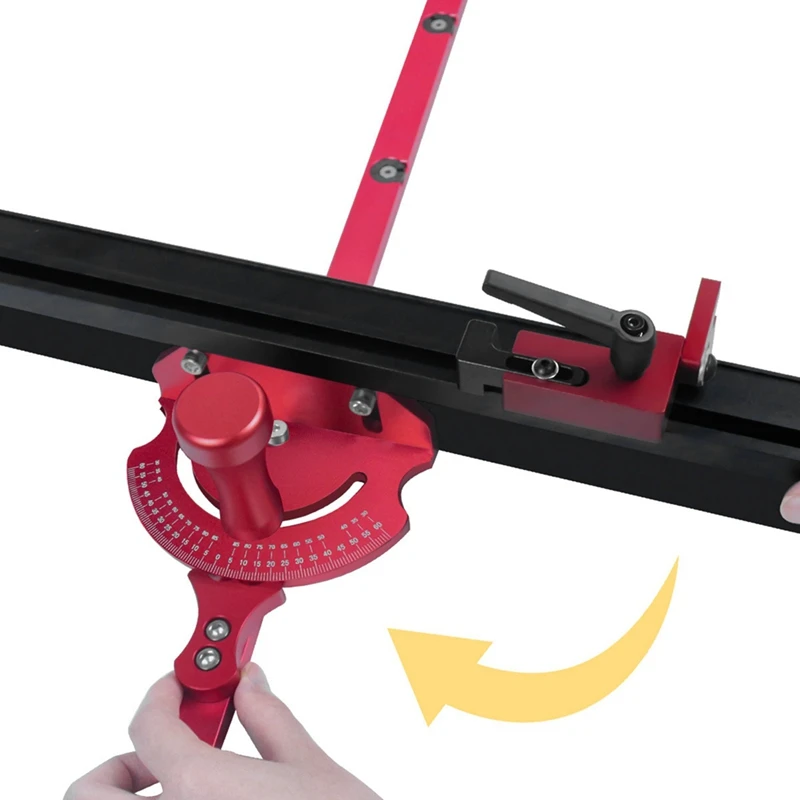 木工用プッシュ定規 プッシュハンドルバッキングキット シフトタイプ 半円角プッシュハンドル テーブルソー ベークライトフライスセット