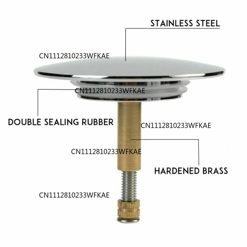 70mm Stainless Steel Kitchen Sink Filter Hole Bathtub Hair Catcher Stopper Bathroom Sewer Drain Strainer Basin Sink Waste Filter - view 5