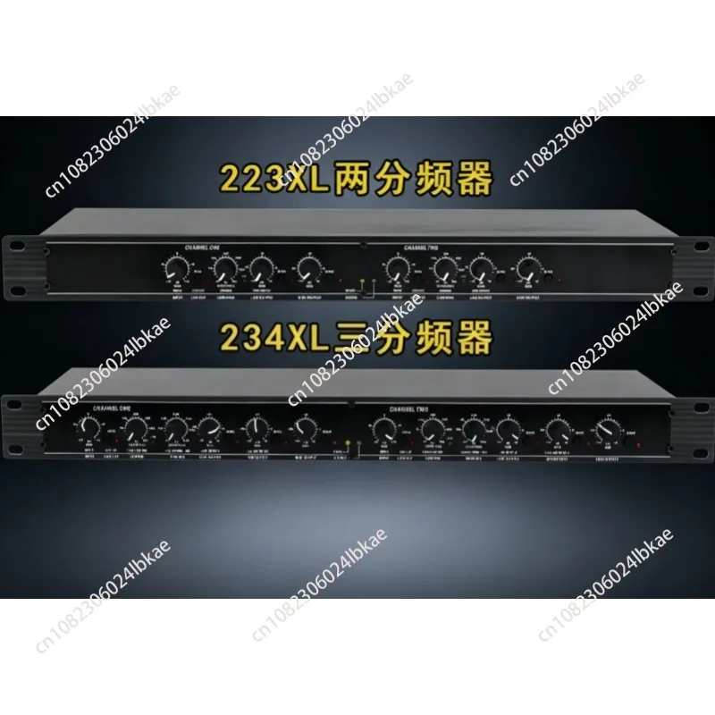 

234XL Professional Audio Crossover 2/3/4 Way Stereo Mono Electronic Frequency Divider Peripheral Device