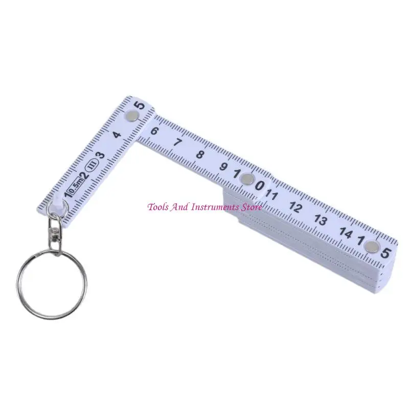 Chavejante manual com tamanho bolso dobrável da régua para medição diária conveniente C7AC