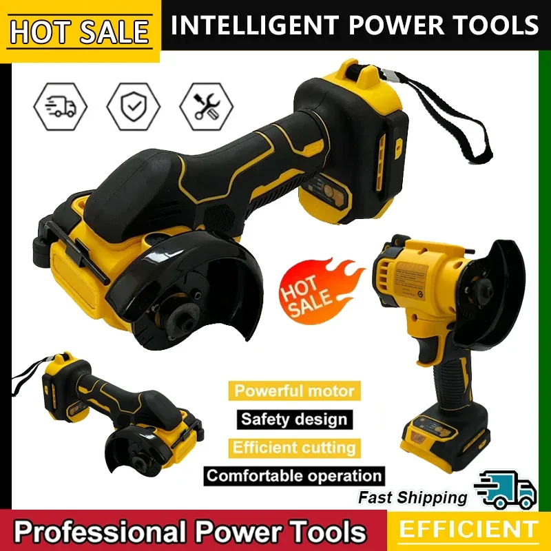 

Подходит для аккумуляторной угловой шлифовальной машины DEWALT, электрические режущие электроинструменты, 3-дюймовый мини-полировальный шлифовальный станок для аккумулятора 20 В