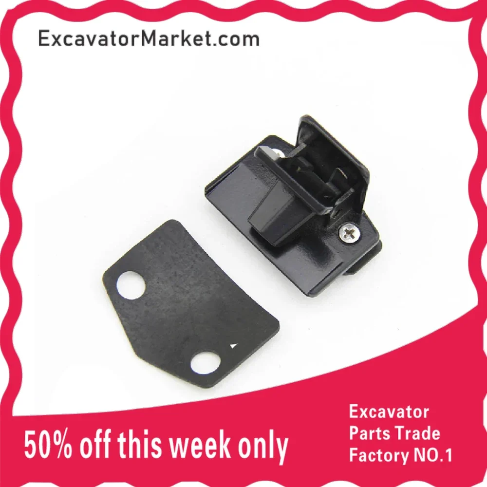 

For Excavator Komatsu PC60-6/200-5-6-7-8 Driving Glass Buckle Lock Buckle