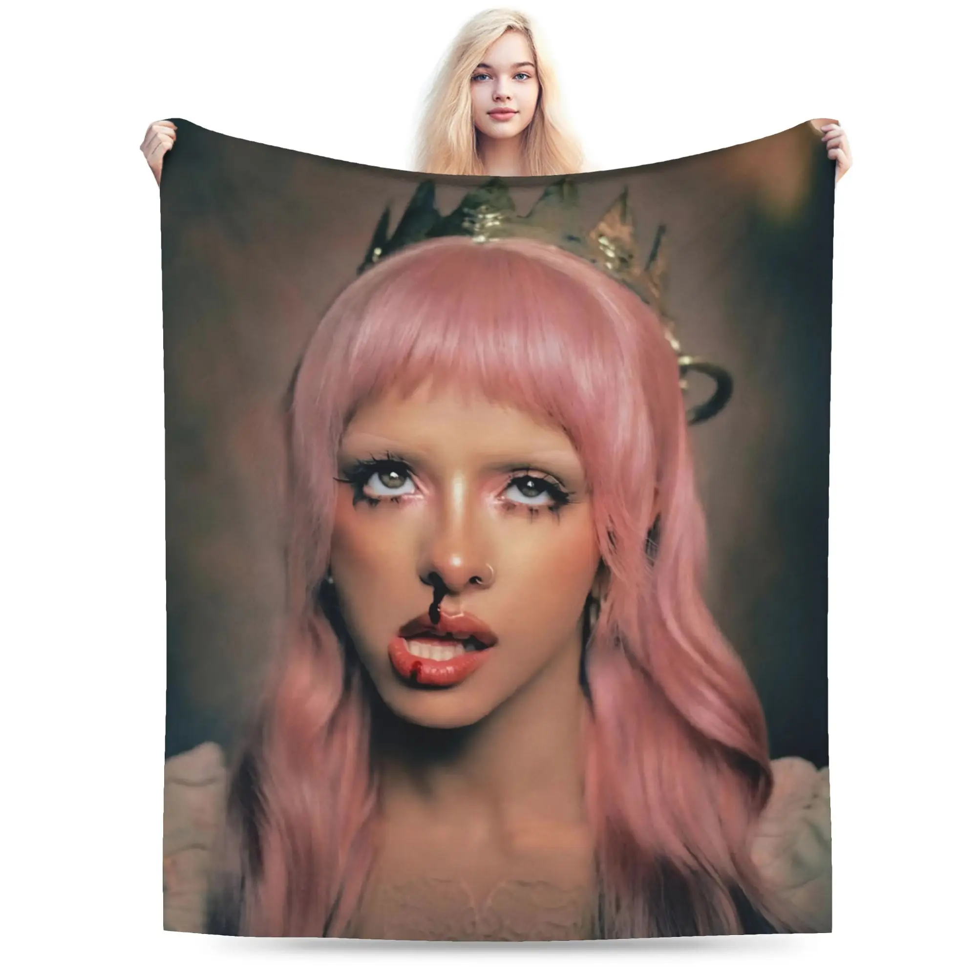 HADES SACRIFICE Melanies Martinez Blankets Flannel  Comfortable Lightweight Thin Throw Blanket for Sofa Plush Thin Quilt