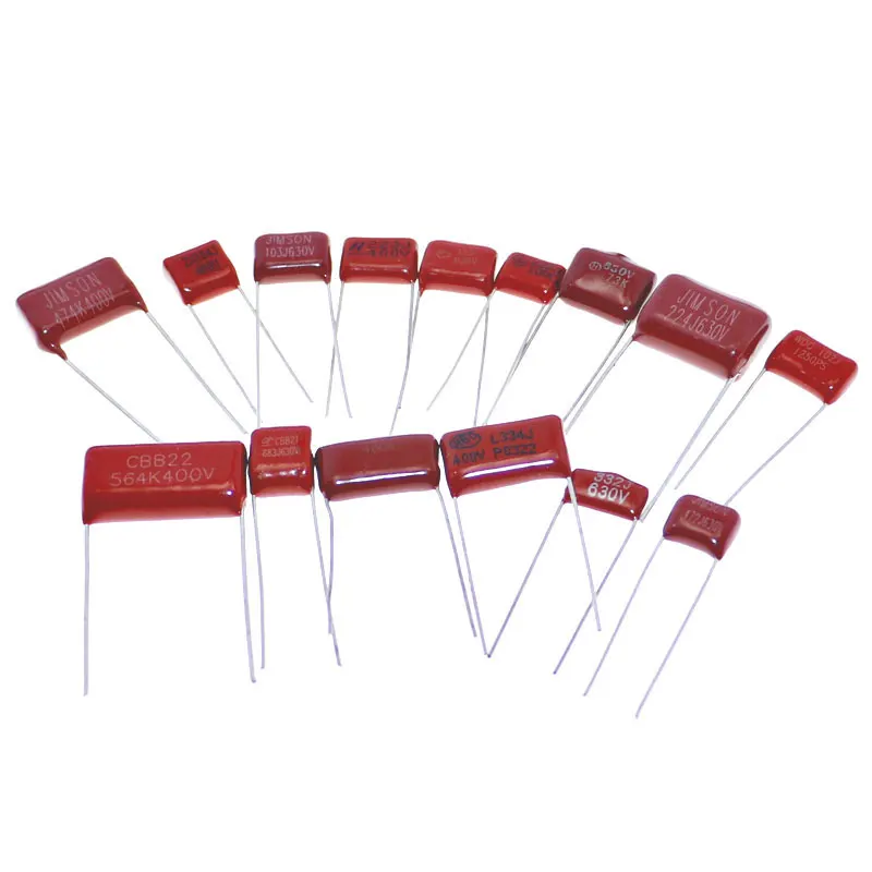 150pcs 15value 400v 630v CBB Metal Film Capacitor Mixed pack kit 1NF2.2NF3.3NF4.7NF10NF22NF33NF47NF68NF100NF220NF330NF470NF560NF