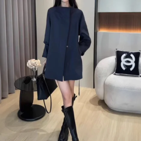 

Белый плащ с воротником-стойкой, женский, весна-осень 2021, новая короткая куртка в британском стиле для миниатюрных размеров