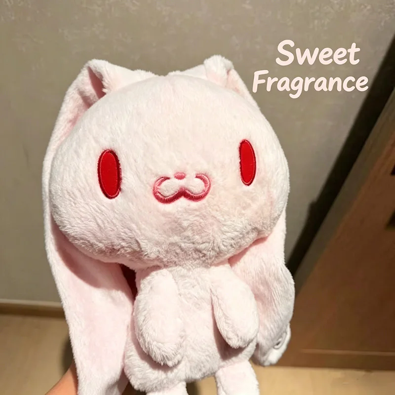 

Мягкая игрушка-брелок Kawaii Gloomy Bear: розовый кролик, 15 см, винтажный стиль, милый, ручной работы, подвеска-кролик, украшение для сумки, мягкая плюшевая игрушка