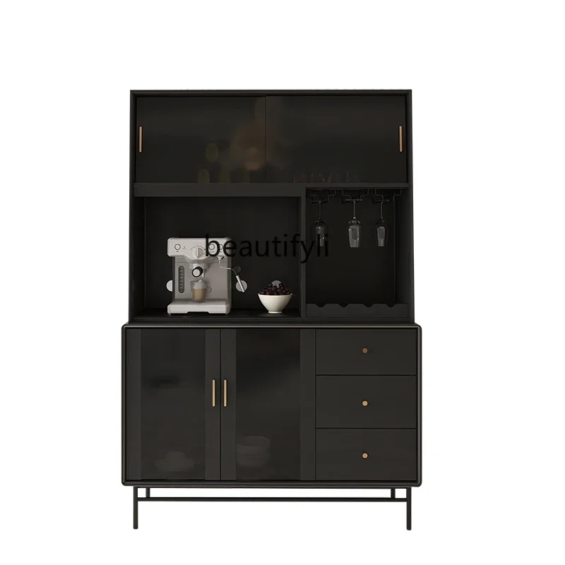 02Meal preparation, wine cabinet storage, restaurant household tea, light luxury modern, coffee high cabinet