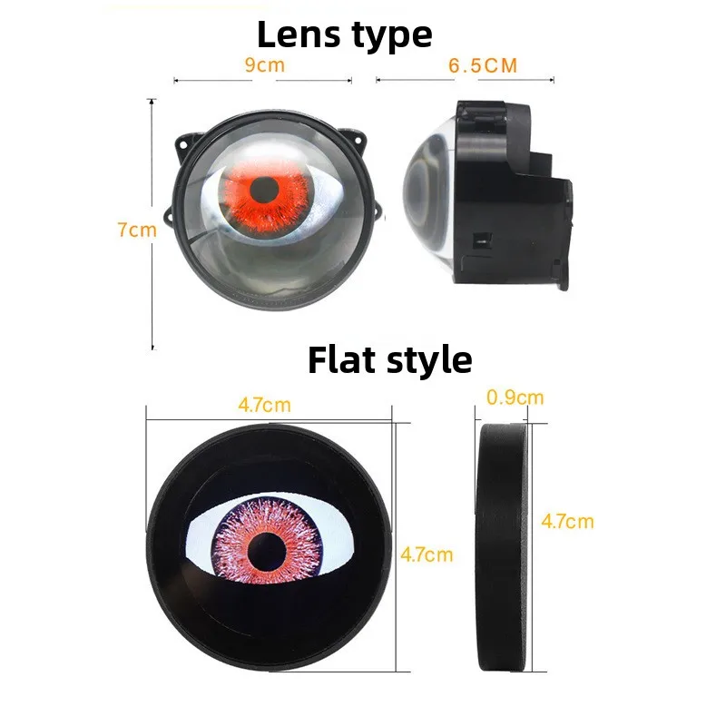 Transgraniczny, gorąco sprzedający się reflektor Demon Eye CarLEDLens 1,5 W zmodyfikowany obiektyw Demon Eye Light Multi-Mode