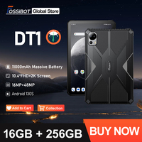 FOSSiBOT DT1 Rugged Tablet,10.4 Inch 2K Display,8GB, 256GB, 11000mAh Battery, 18W Fast Charge,48MP Camera,Android 13 Pad