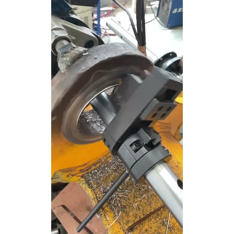 FL50 Boring Machine Core Component Flange Facing Head 120-300mm for Onsite Pipe Repair Gear Driven Screw, Gear Driven Colla