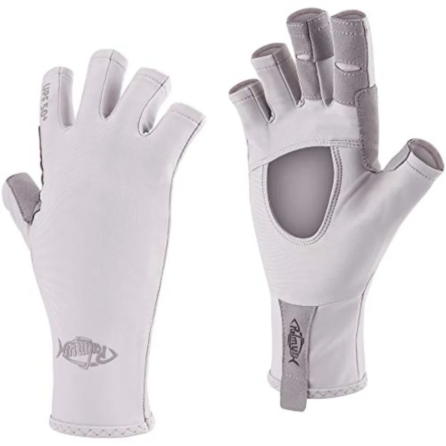 UV Protection Fishing Fingerless Gloves UPF50+ Sun Gloves Men Women for Kayaking, Hiking, Paddling, Driving, Canoeing, Rowing