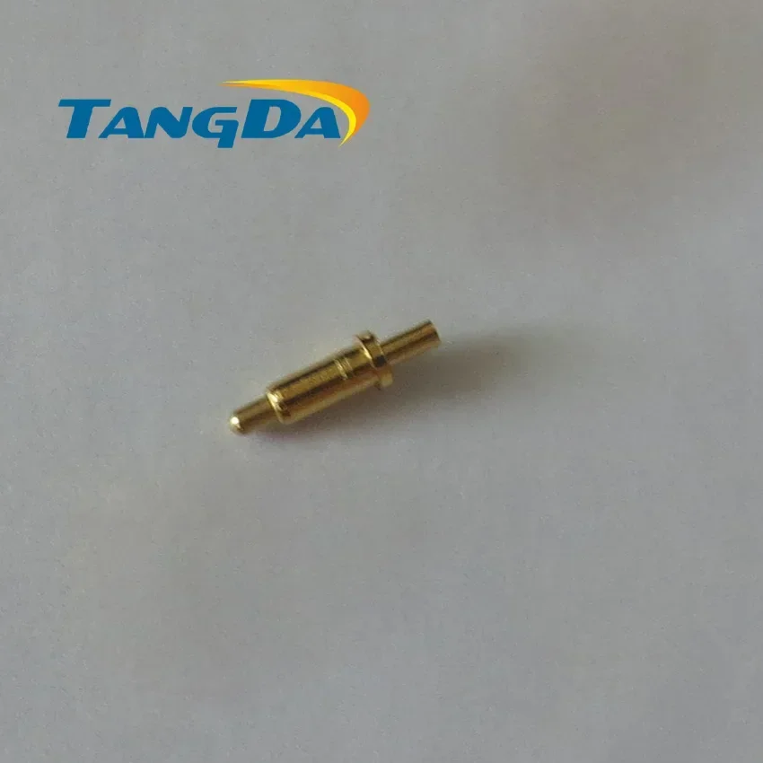 Tangda D2*6.5mm+2mm tail 4000PCS pogo pin connector Battery spring 1P Through Hole 1.2A