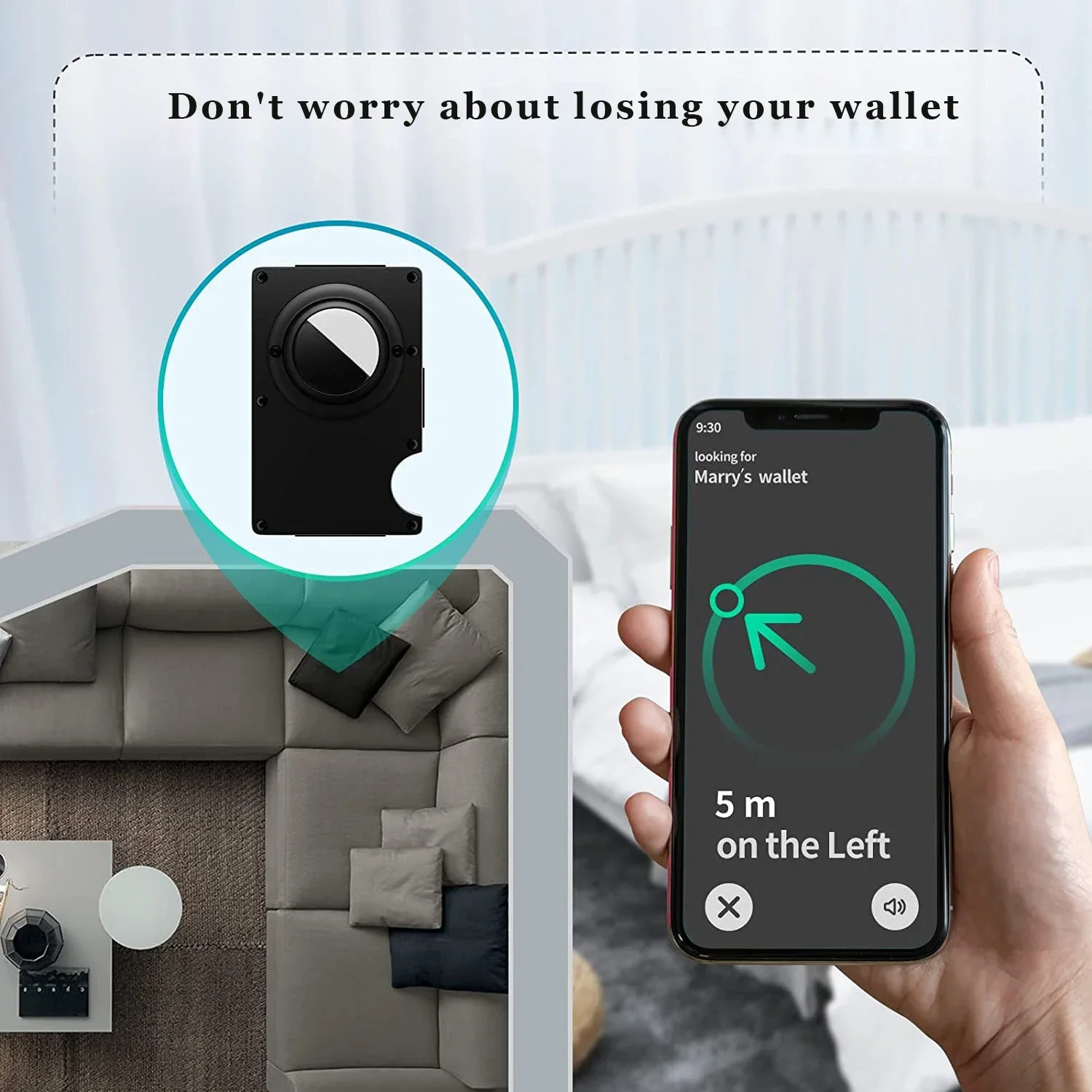 เคสอลูมิเนียม RFID แบบบางสําหรับที่ใส่บัตรเครดิต Apple Airtag กระเป๋าสตางค์ผู้ชายโลหะพร้อมที่ใส่นามบัตรและแท็กอากาศสายเงินสด