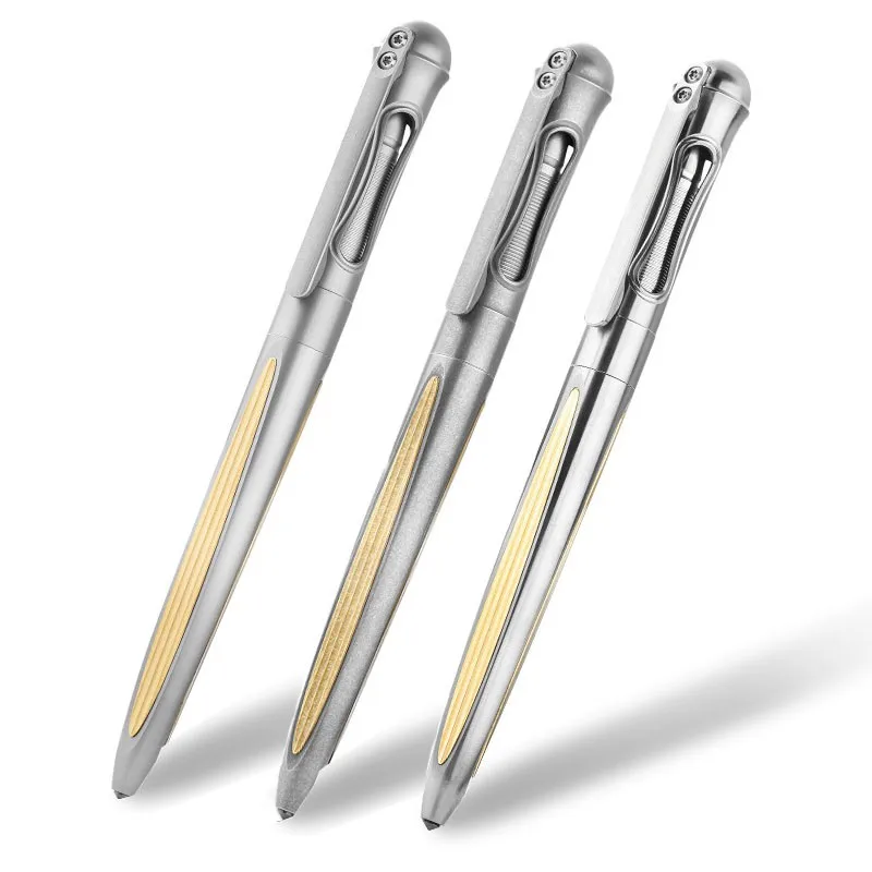 

1PC Titanium Alloy Multifunctional Tactical Pen Camping Hiking Equipment Outdoor EDC Survival Tool Business Signature