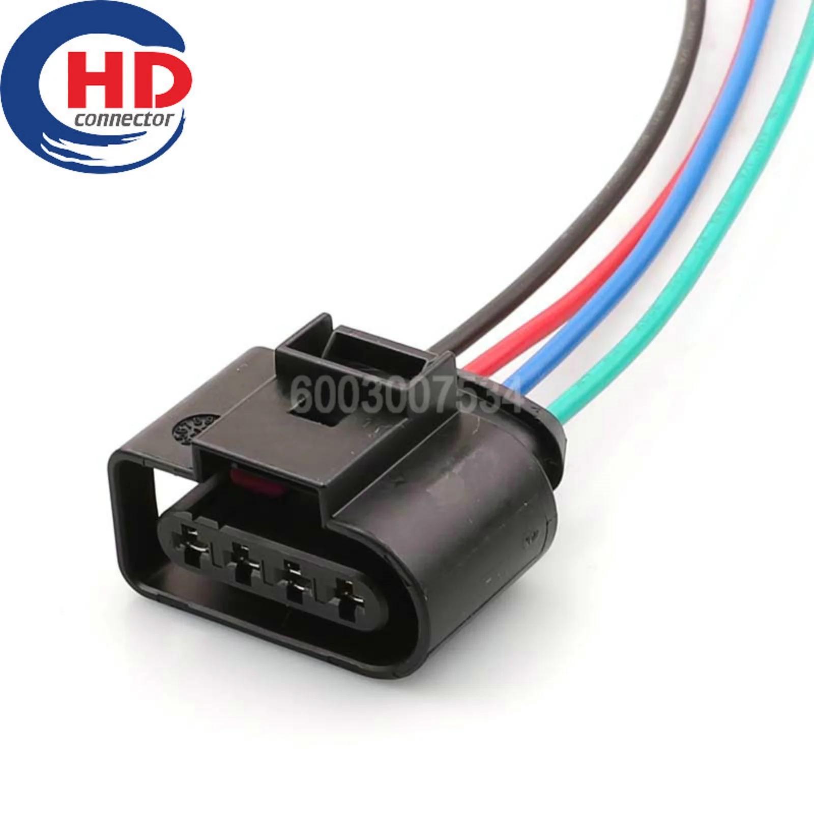 Conector de 4 pinos à prova d'água, série 3.5mm, conectores fêmea, cablagens elétricos para motocicleta, 4b0973724/f371800a