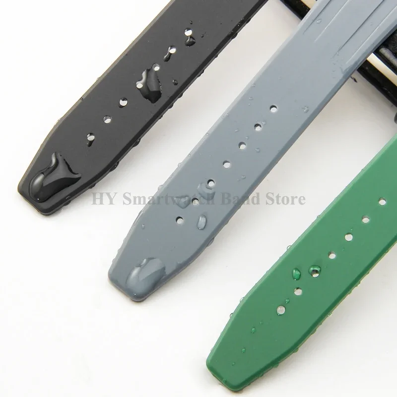 26 مللي متر حزام ساعة سيليكون ل رويال اوك 15703/15500/26331 مطاط مقاوم للمياه المعصم الفرقة الرياضة سوار الغوص حزام (استيك) ساعة ل GA