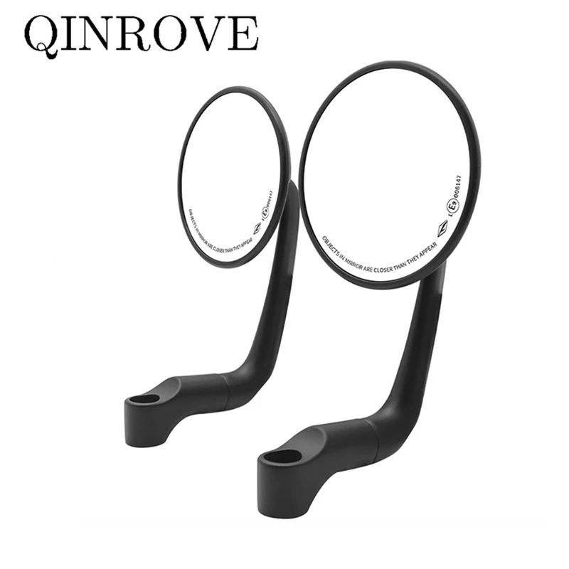 

Motorcycle E-Mark CNC Aluminum Rearview Mirror Universal Retro Round Side Convex Mirror for Honda Shadow 600 Ducati Monster 696