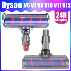 Floor Head Soft Roller Brush For Dyson V6 DC58 DC59 DC62 DC74 V7 V8 V10 V11 V15 Vacuum Cleaners Parts Rotatable