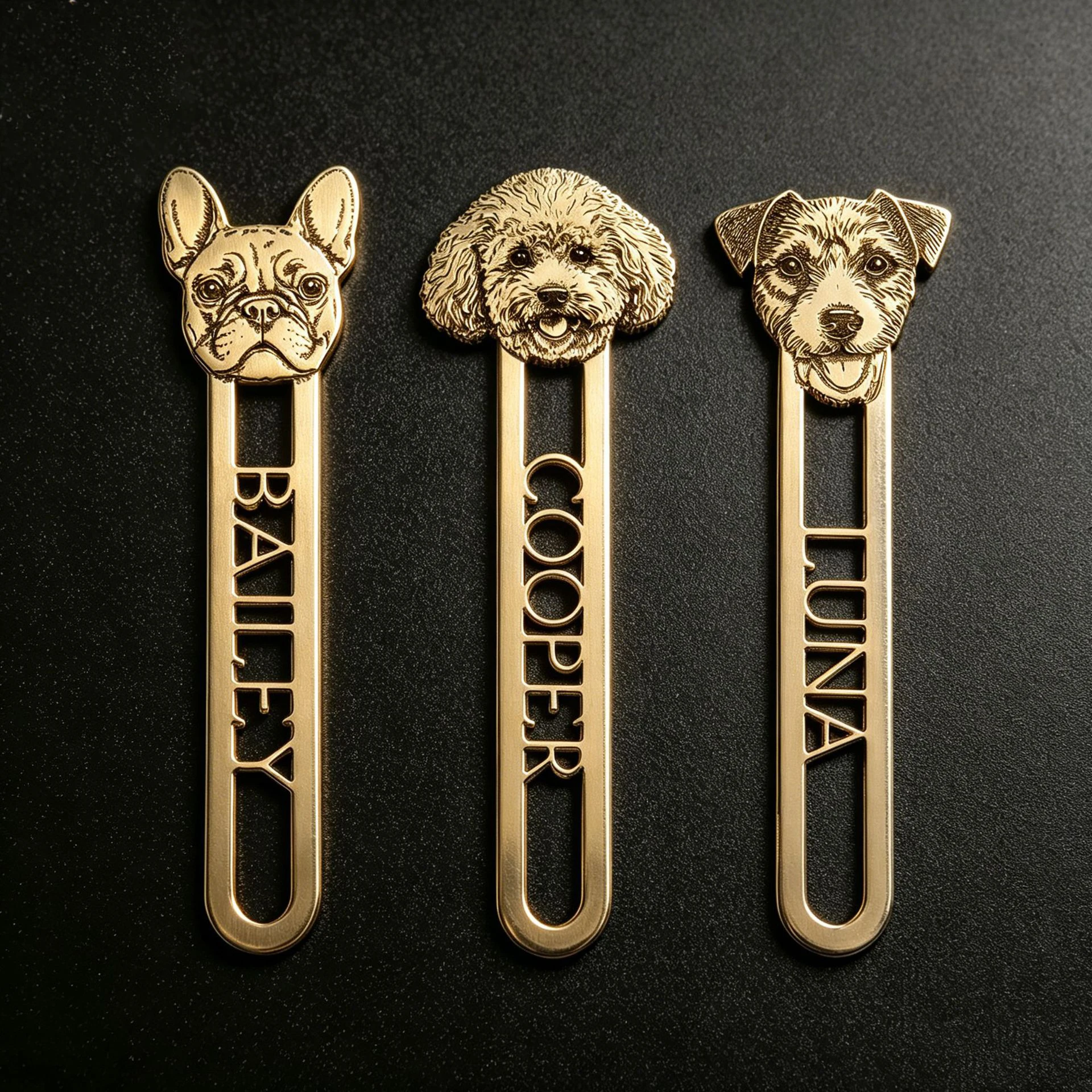 2026 Trend Custom Dot Cat Photo Name Tag Bookmark