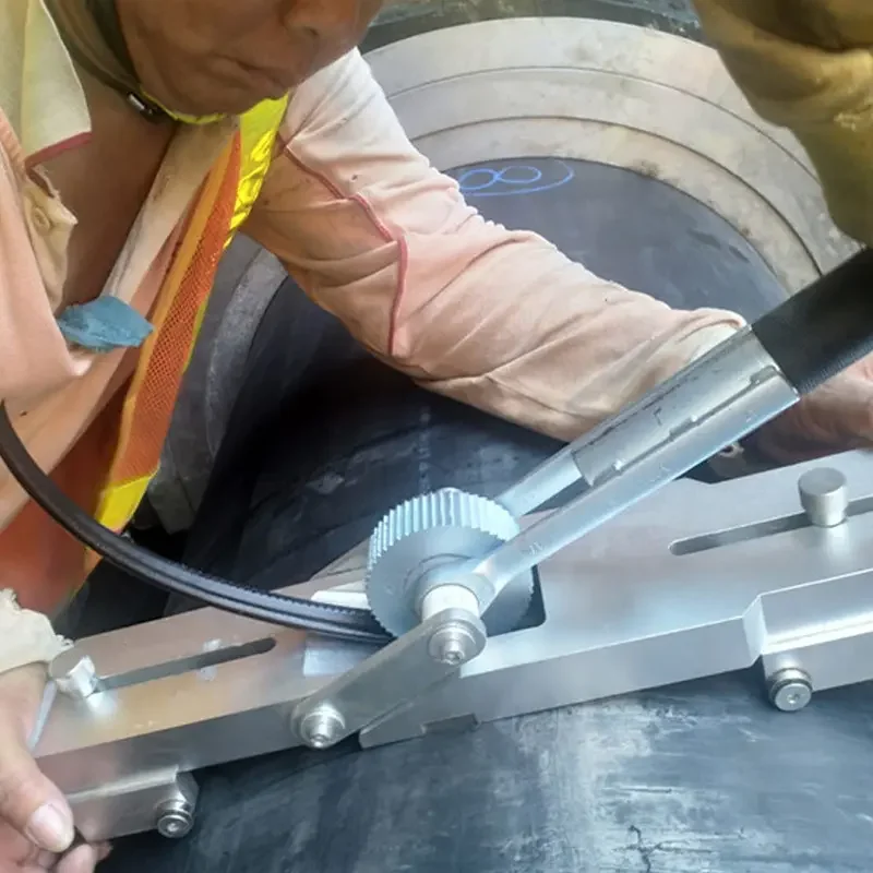 Mesin Pemotong Tepi Pipa HDPE TLF untuk Pengelasan & Penghilangan Beading Eksternal