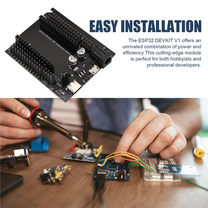 Exquisite-ESP32 DEVKIT V1 Power Supply Panel ESP32 30P Power Board ESP32S Development Board Expansion Board