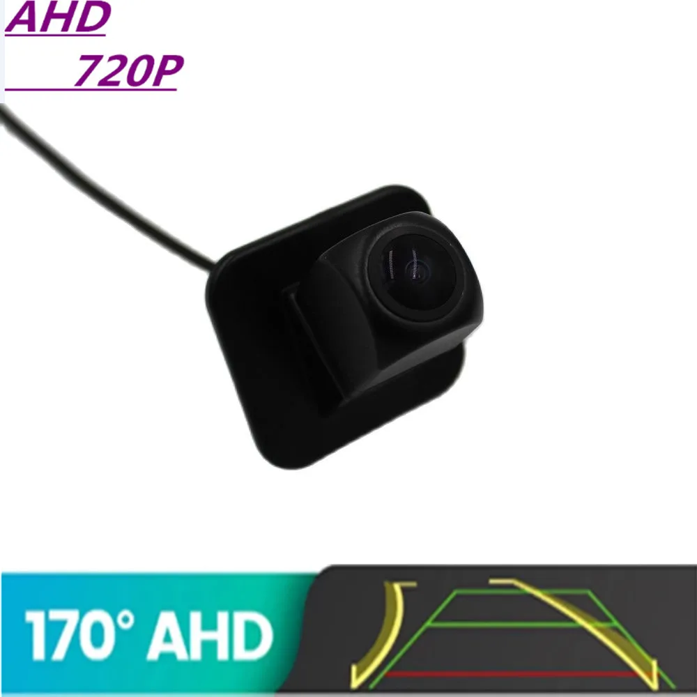 

170 Degree AHD 720P Trajectory Fisheye Car Rear View Camera For Mazda CX3 CX-3 2015 2016 2017 2018 2019 Reverse Vehicle Monitor