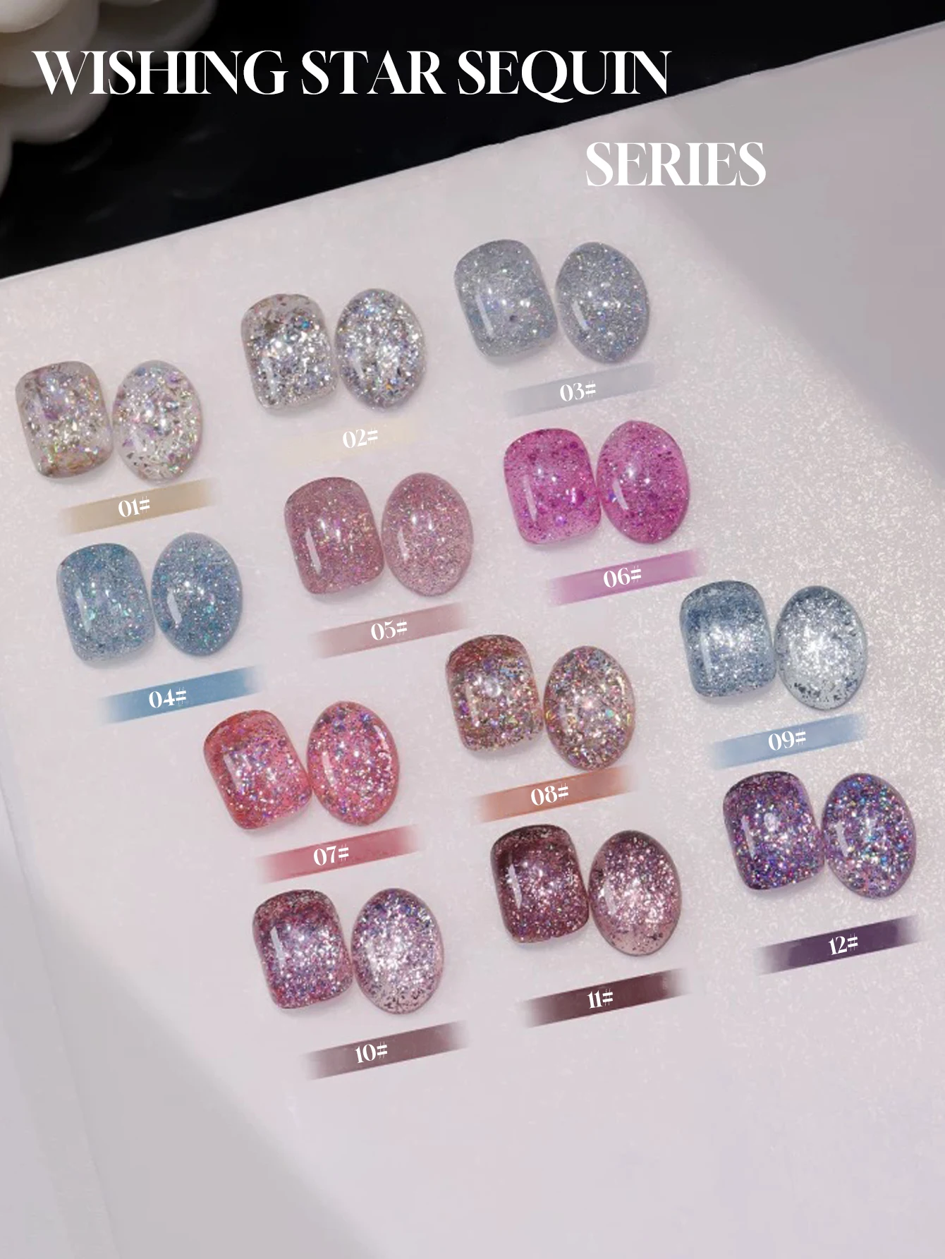 1-12 pz 15 ml Autunno Nail Laser Desiderio Diamante Gel Smalto per unghie UV LED Polimerizzazione Vacanza Regalo delle donne Nail Art Forniture quotidiane FAI DA TE