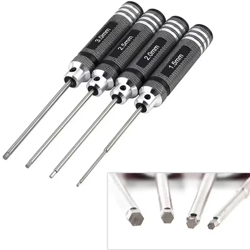 Hexagonal Wrench Screwdriver 1.5mm/2mm/2.5mm/3.0mm, Suitable for Remote Control Model RC Unmanned Aerial Vehicle