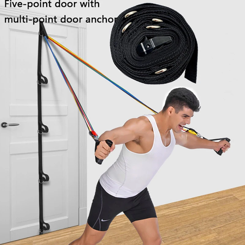 Door Anchor Strap for Resistance Bands Exercises Multi Point Anchor Portable Exercise Band Space Saving Home Workouts