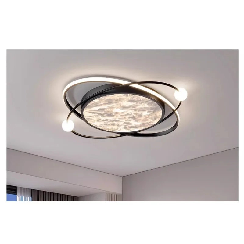 

Modern Minimalist New Design Bedroom Light Full Spectrum LED Round Ceiling Lamp Cloud Fog Eye Caring Study Room Lamp Home Decor