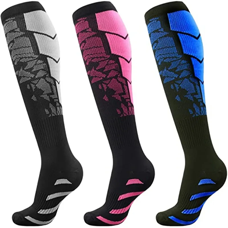 Compression Socks Men Women Running Soccer Basketball Cycling Sports Socks Varicose Veins Pregnancy Swelling Knee Elastic Socks