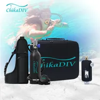 Chikadiv C400 Mini Scuba Tank Portable Oxygen Bottle Breathable Underwater Diving Equipment for Scuba Diving And Snorkeling