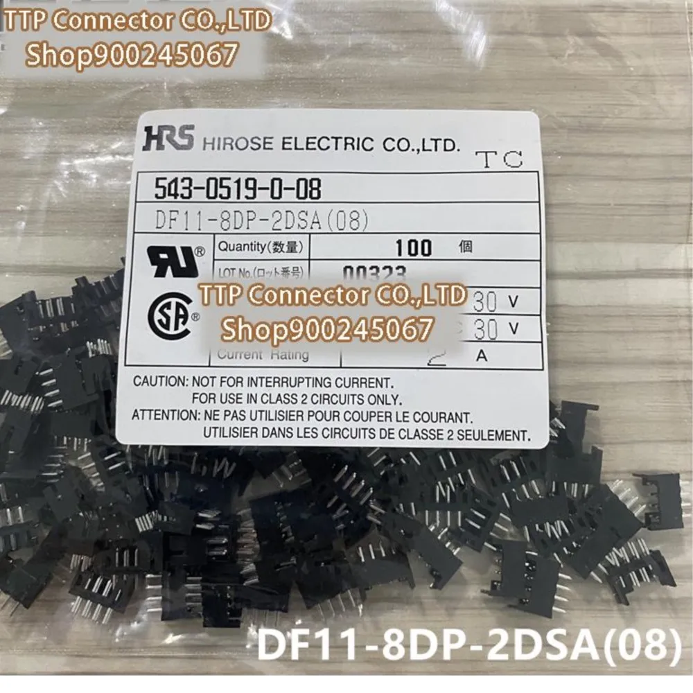 

10 шт./лот разъем DF11-8DP-2DSA (08) ширина ножки2MM8Pin 100% новый и оригинальный