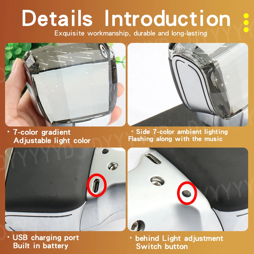 LED Crystal Car Gear Shift Knob For Dodge Coolway Fengzhe Cool Bo Fiat Fierce For Chrysler 300c gear Knobs Shifter Stick lever 5