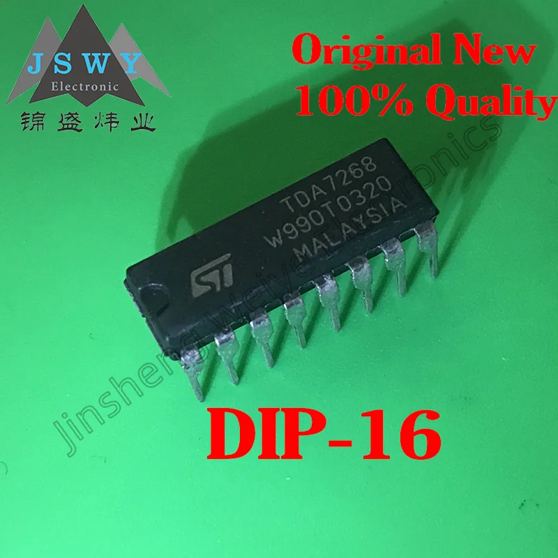 5PCS TDA7268 TDA1220B TDA1085CG TDA7267A Direct DIP16 Stereo Audio Amplifier IC Genuine Stock Free Shipping