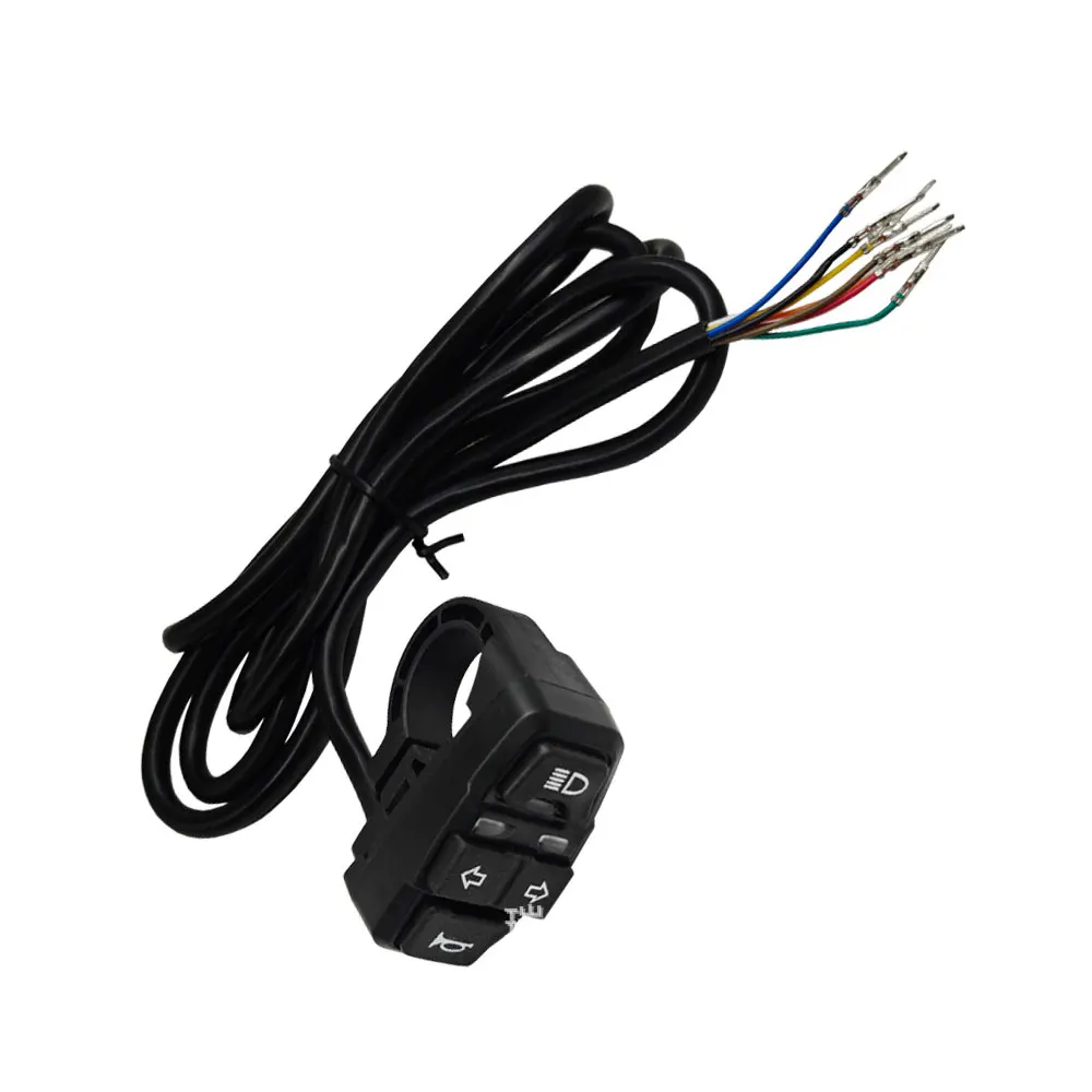 Electric Bicycle Parts Turn Signal Light Lamp Horn Switch 8-way For Bike E-Scooter Motorcycle Handlebar Controller Button Switch image 6