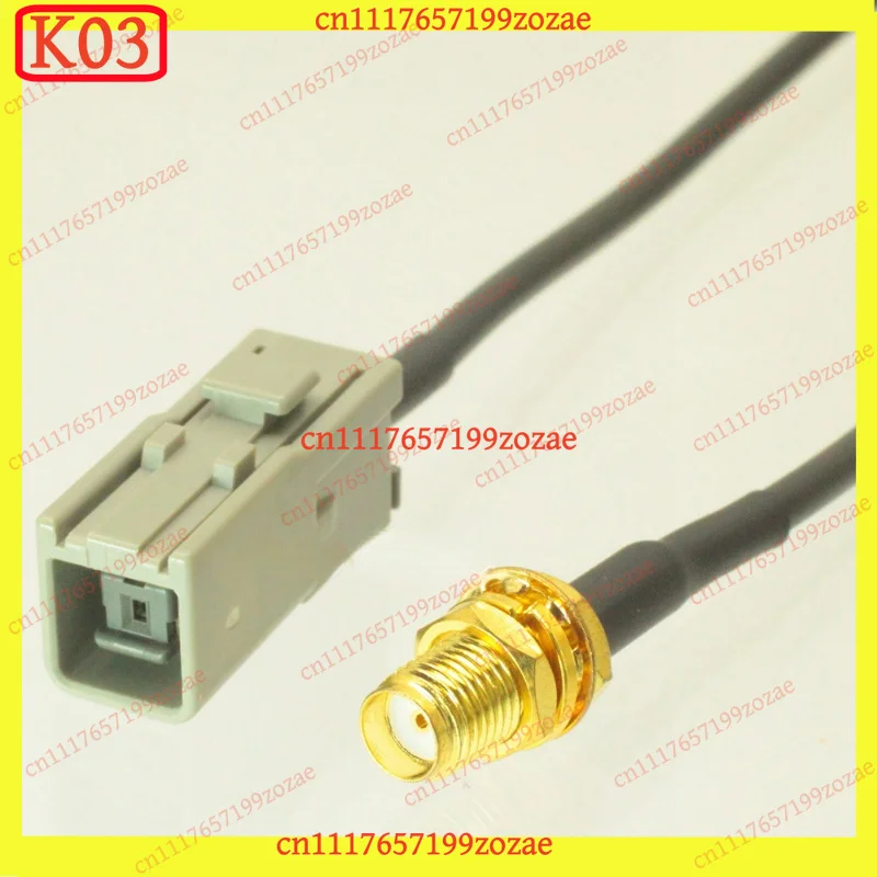 k03 HRS GT5-1S Square Female to SMA GPS Antenna Connector Cable, Replacement Parts